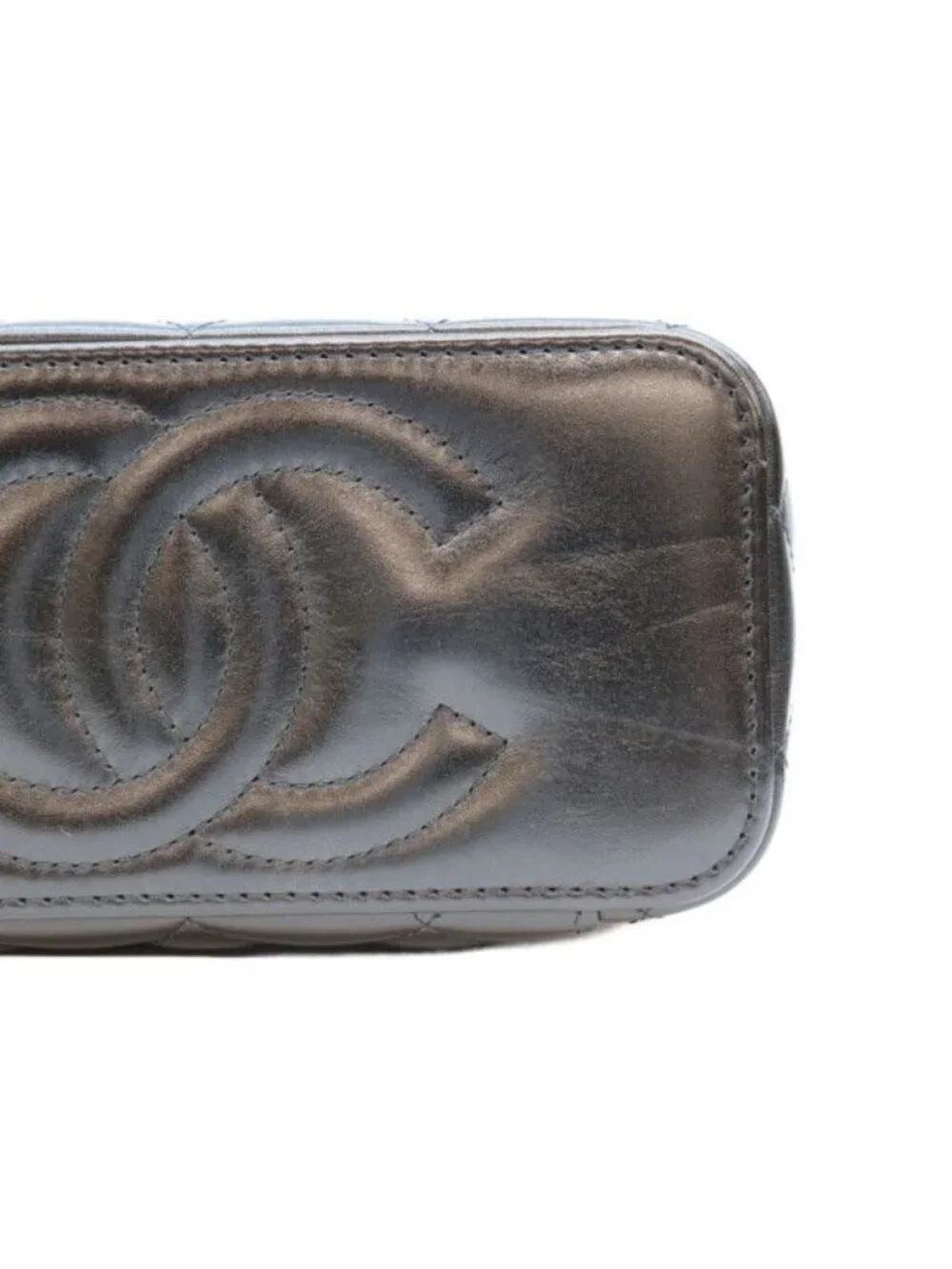 Chanel Black Lamb Gold Top Handle 2-Way
